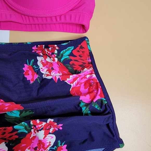 Women's Halter Bikinis High Waist Bikini Bottom Two Piece Bathing Suit NEW - Picture 6 of 15